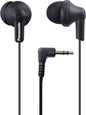 Panasonic ErgoFit In-Ear Earbud Headphones RP-HJE120-R (Red) Dynamic Crystal Clear Sound, Ergonomic Comfort-Fit