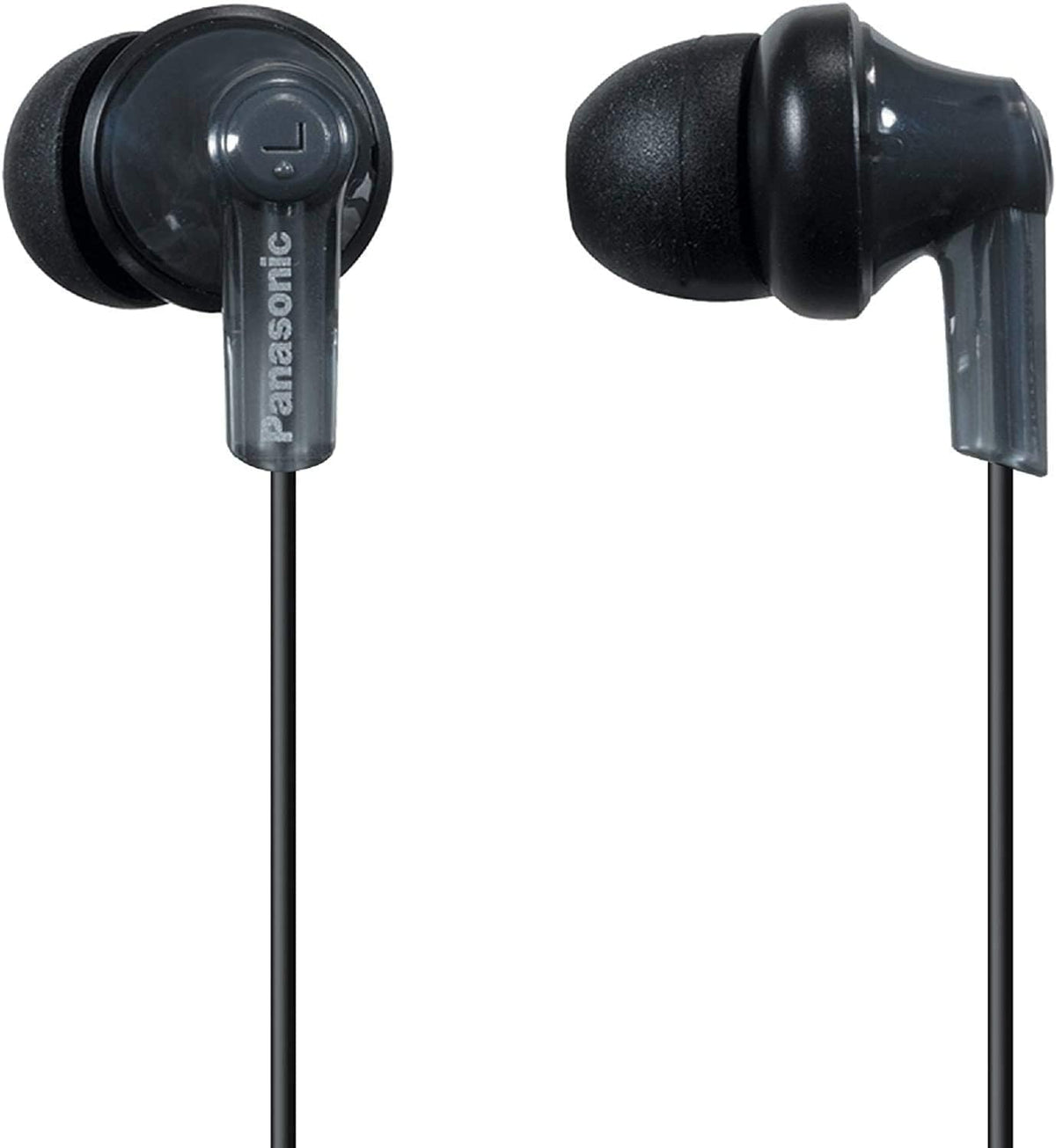 Panasonic ErgoFit In-Ear Earbud Headphones RP-HJE120-R (Red) Dynamic Crystal Clear Sound, Ergonomic Comfort-Fit