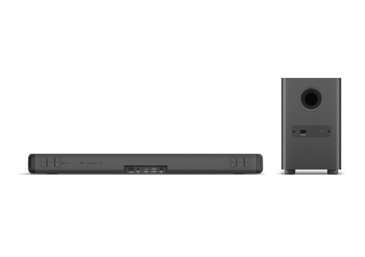 Philips B5309 2.1 Channel Soundbar with Wireless Subwoofer - Bluetooth, HDMI ARC, DTS Virtual:X, 240W Max Power, Dark Grey