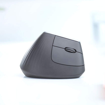 Logitech MX Vertical Wireless Mouse Ergonomic Design - Graphite
