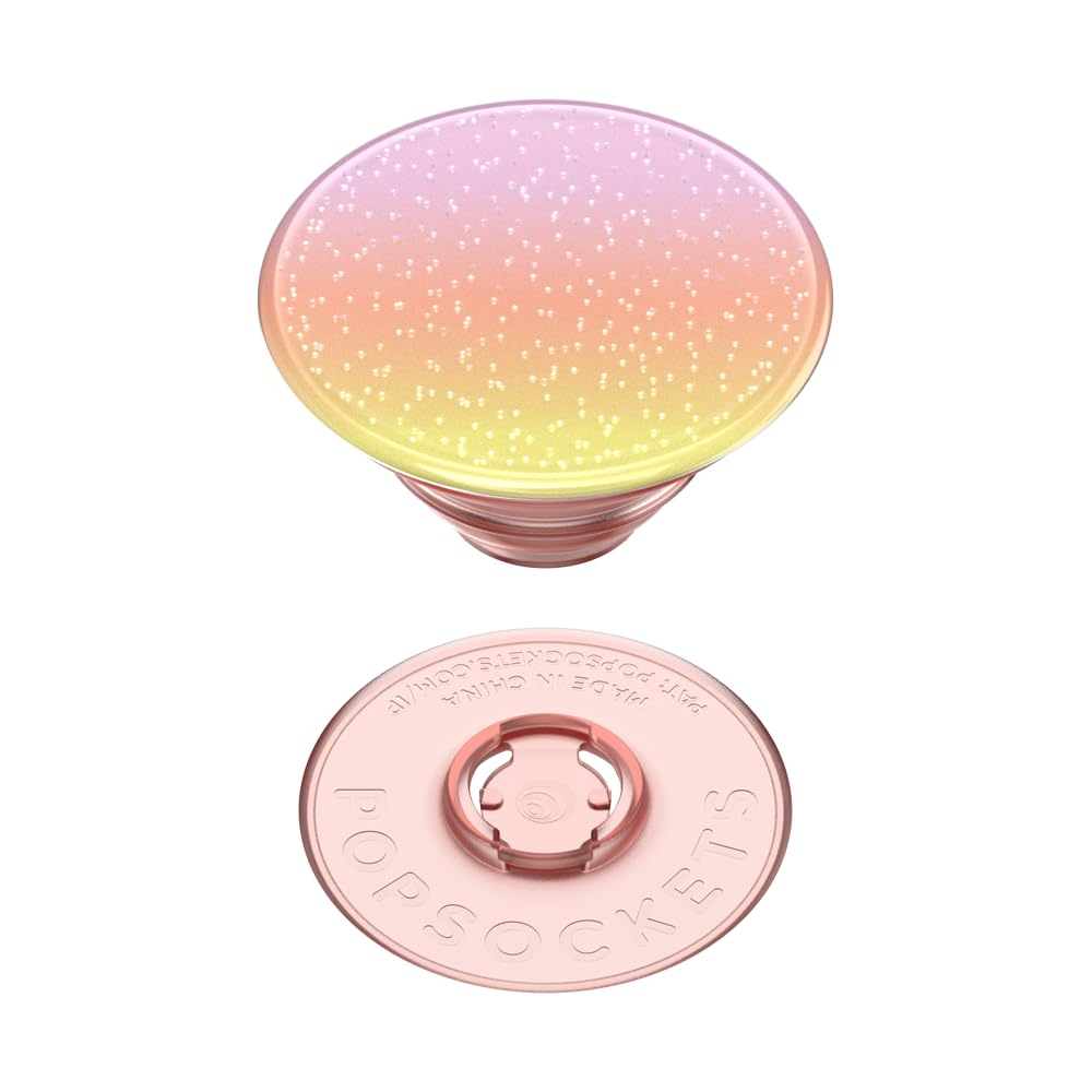 PopSockets Adhesive Phone Grip, Holder, Phone Stand, Purple - Aura Sunrise