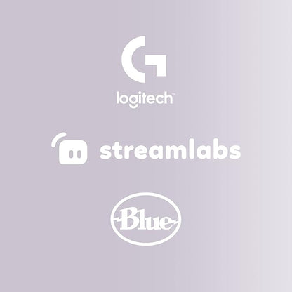 Logitech Creators Blue Yeti USB Microphone for Gaming, Streaming, Podcast, YouTube, Discord, PC, Studio Sound, Plug & Play-White Mist
