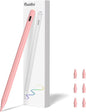 Pencil 2nd Generation for iPad 2018-2024 with Magnetic Wireless Charging Compatible with Apple iPad Pro 13”(M4)/12.9”/11”,iPad Air 6(M2)/5/4/3,iPad mini 7(A17 Pro)/6/5,iPad10/9/8/7/6 Pink