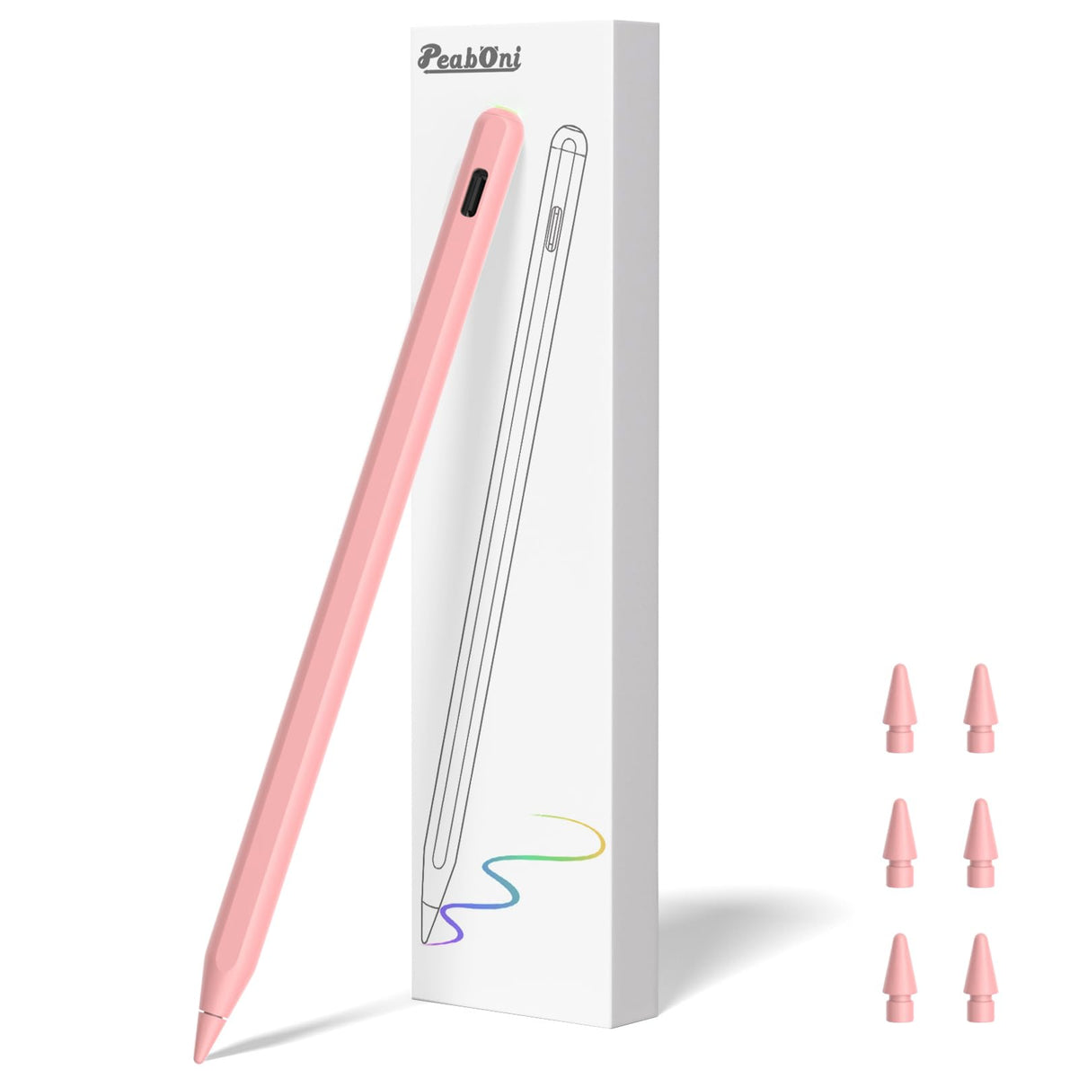 Stylus Pen for iPad 2018-2026, Magnetic & USB C Fast Charge iPad Pencil