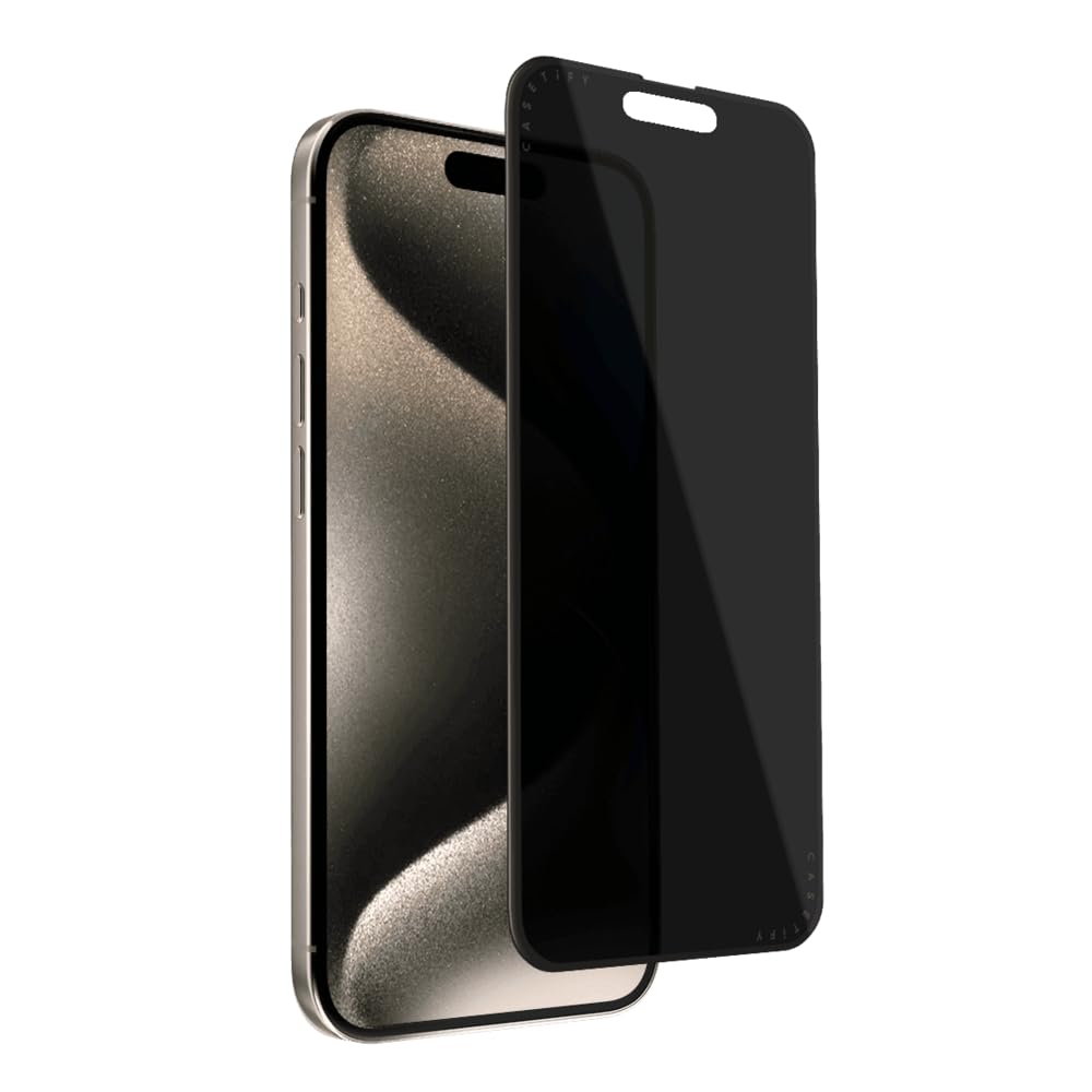 CASETiFY Impact Ultra HD Screen Protector [Strengthened 9H aluminosilicate glass, applicator included] for iPhone 16 Pro