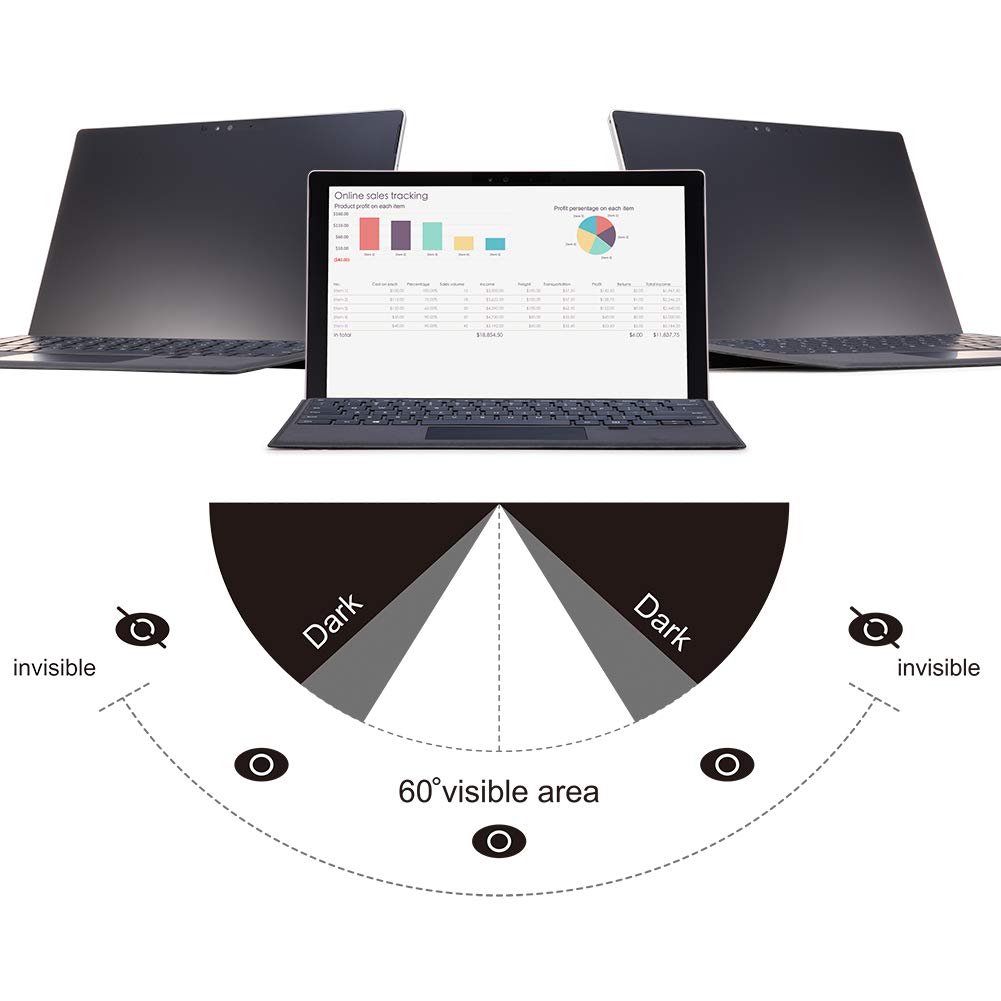 FILMEXT for Microsoft Surface Pro 7+/7/6/5/4 Privacy Screen Filter 12.3"