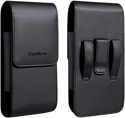 Fit for iPhone 13 Mini 12 Mini iPhone SE 2020 iPhone 8 7 6S 6 Belt Holster Premium Leather with Belt Clip Loop Fit with Defender Case Protective Armor Battery Case On