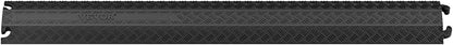 VEVOR Thermoplastic Rubber Drop Over Cable Cover Ramp, 2,000 lbs/axle Load Capacity, Heavy Duty TPR Cable Hose Protector Ramp, Floor Cord Cover for High Walking Traffic Areas Home Office Warehouse