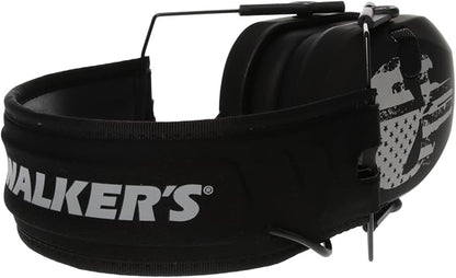 Walker's Razor Slim Ultra Low Profile Compact Design Adjustable Range Shooting Hunting Hearing Protection Electronic Earmuffs