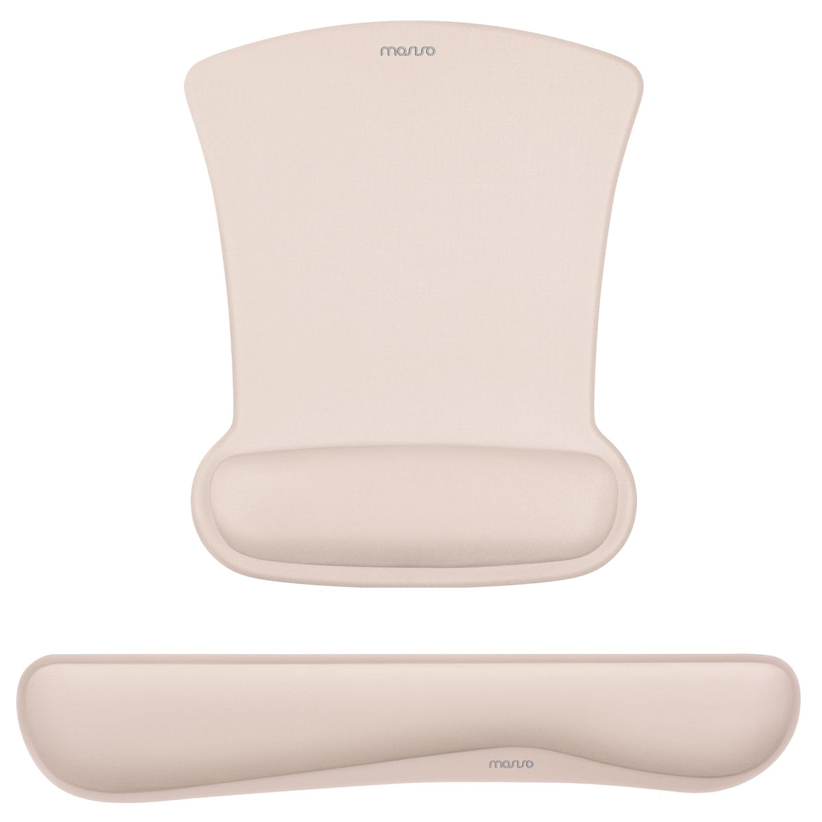 MOSISO Wrist Rest Support for Mouse Pad & Keyboard Set, Navy Blue