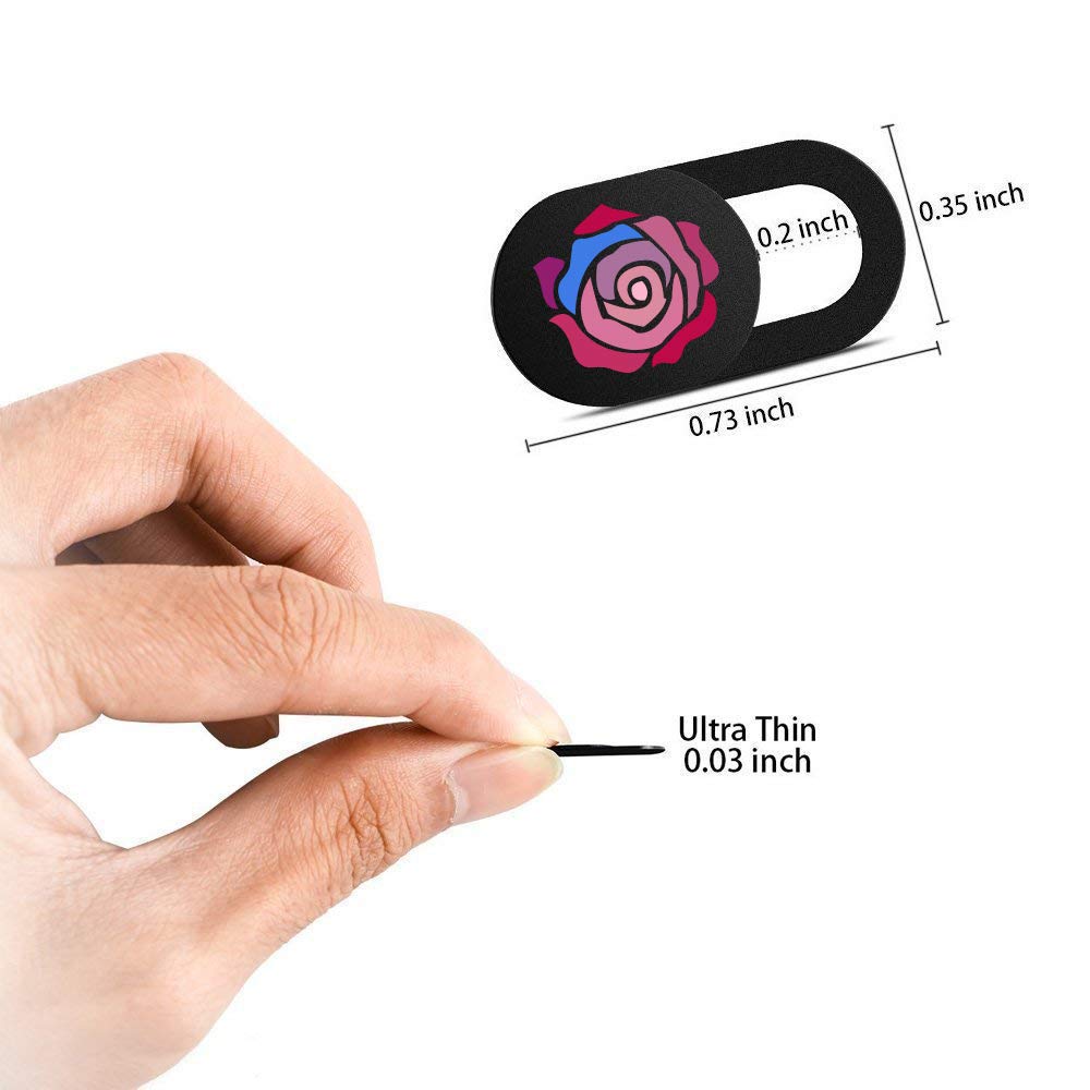 IMNEXT2U Webcam Cover Slide Ultra Thin Laptop Camera Privacy Protect Rose