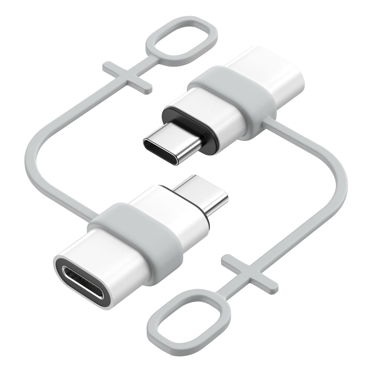 MoKo Lightning to USB-C Adapter for iPhone 17 16 15, Charge Only, 2 PCS