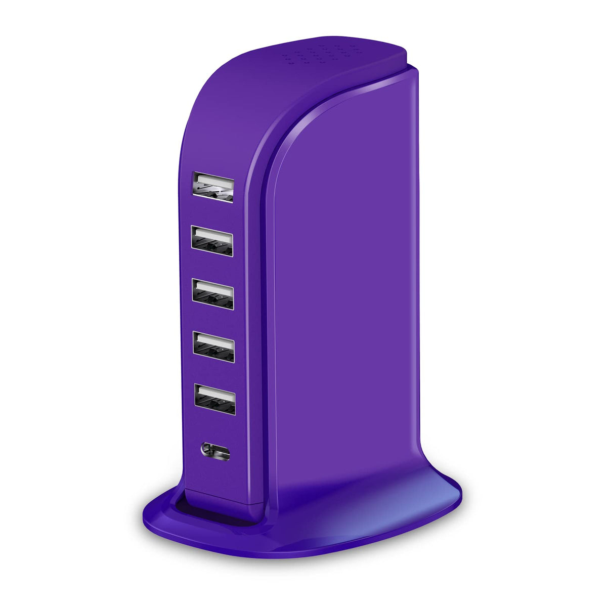 iPhone Charger Fast Charging Upoy, Multi Device USB Charging Station, 6 Ports USB Blocks, Power Adapter 1 USB C + 5 USB A Ports, Kawaii Electronics Accessories, Essentials for Travel, Vacation, Home