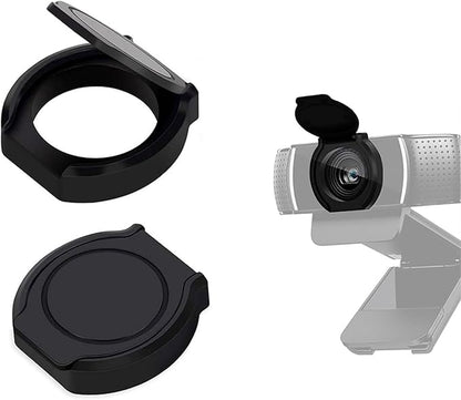 2 Pack Universal Webcam Cover, Desktop Computer External Webcam Lens Covers Shutter Cap Hood, Streaming Web Camera Privacy Cover Clip Compatible with Logitech HD Pro Webcam C270/C615/C920/C930e/C922X