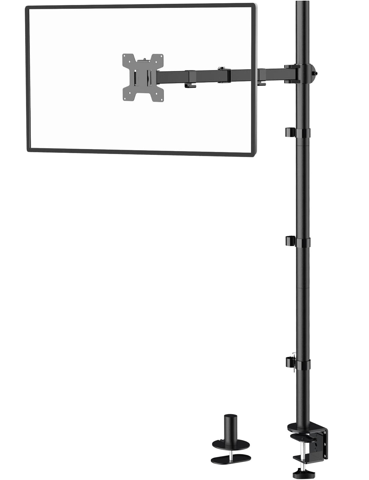 WALI Tall Monitor Arm Mount for Desk for 13-38 inch Screens, up to 22lbs