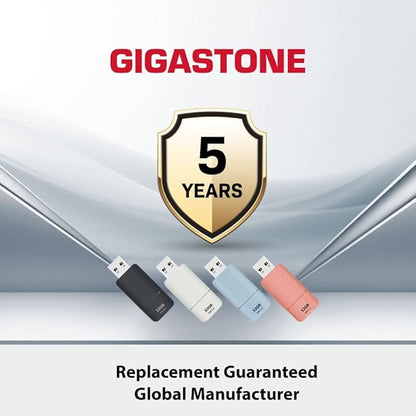 GIGASTONE 32GB Flash Drive (60 Pack) Z60NB USB 3.2 Gen 1, Ultra Fast, Retractable Capless Slider Design, Data Storage, Backup for PC/Mac/TV/Car Audio, USB 2.0/3.0/3.1 Compatible (Random Color)