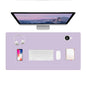 PU Leather Desk Pad Protector Gaming Mouse Pad Non Slip Desk Mat for Keyboard and Mouse Waterproof Desk Writing Pad for Office and Home Desk Accessories(Pink, 47.2 * 17.7)