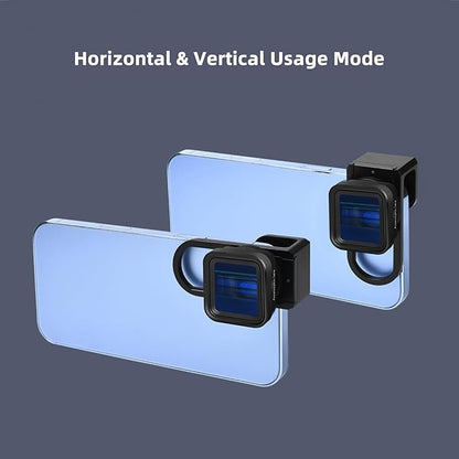 Andoer Anamorphic Movie Lens 1.55X - Universal Lens Clips & Carry Bag - Compatible with iPhone 15/14/13/12/11