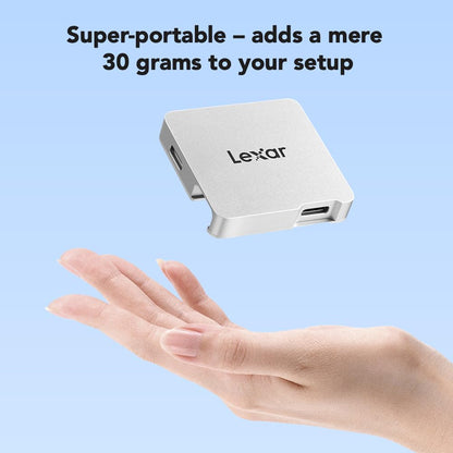 Lexar Go Portable Hub, Four Type-C Ports, USB 3.2 Gen 2, Ultracompact