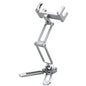 LEOFOTO PS-4 Silver Ultra Compact & Lightweight Smartphone Clamp/Holder/Video/Selfie Stand/Easel Arca/RRS Compatible