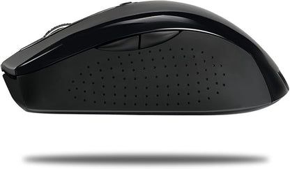 Adesso iMouse M20B - Wireless Ergonomic Optical Mouse, Black