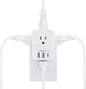 USB Charger Block, TESSAN Outlet Extender Surge Protector with USB C, 4 AC Multi Plug Wall Outlet Splitter 1875W, Electrical Plug Expander for Home Office Dorm Room Essentials, White