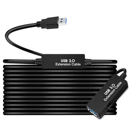 S.H.Y SPRUCES 33FT USB 3.0 Active Extension Cable,USB Extension Cord A-Male to A-Female,Compatible with Oculus Quest 3 VR,Headset,Hard Drive,Printer,Webcam,Scanner,PS4 More