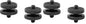 CAMVATE 1/4"-20 Male Thread Screw Double End (2 Pieces) - 2417 (Pack of 2)