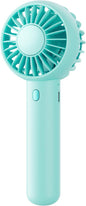 Gaiatop Mini Portable Fan, Small and Powerful, Cute Design 3 Speed Personal Handheld fan and Desktop with Base, Lightweight USB Rechargeable for Travel Lash Makeup Girl Women Summer Gift Green