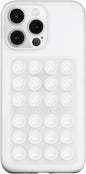 Anteel MAX Silicone Suction Phone Case Adhesive Mount, Upgraded Super Strong Grip, Durable, Easy to Use, Hands-Free Sticky Phone Holder for Selfies, Tiktok Videos, 2.56"x3.94" (Translucent)
