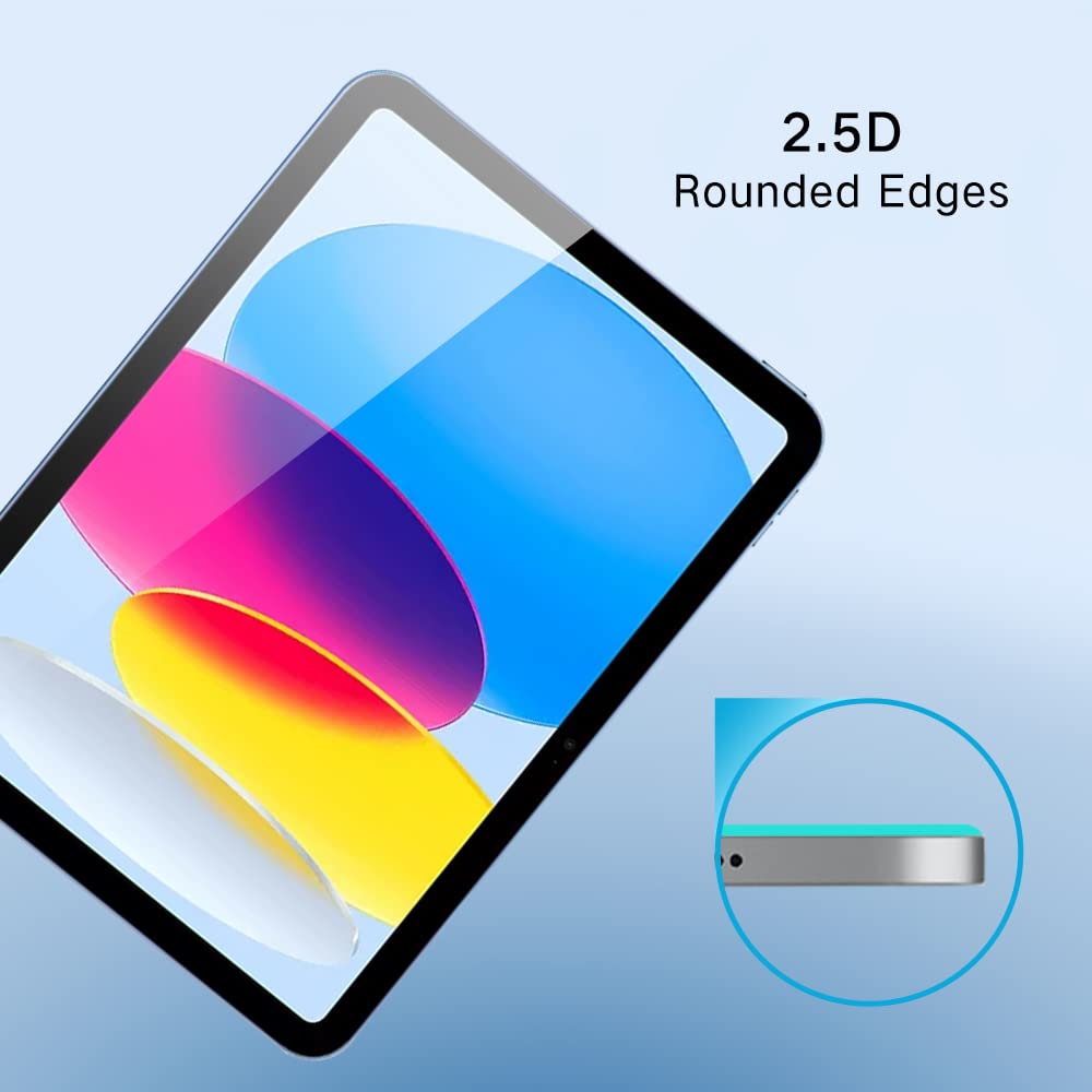 PERFECTSIGHT Anti Blue Light Screen Protector Compatible with iPad A16 2025 11th/10th 2022 Generation (11/10.9 Inch), 1 Pack HD Clear Anti Fingerprint Eye Protection Blue Light Blcoking Tempered Glass