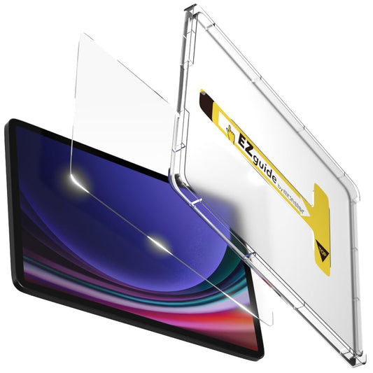 BELLEMOND Tempered Glass Screen Protector for Galaxy Tab S11 / S10 FE / S9 FE / S9 / S8 / S7 (10.9”/11”) | Ultra Clear | EZ Guide Kit for Flawless Install | 10H | 1 Pack | Designed in Japan