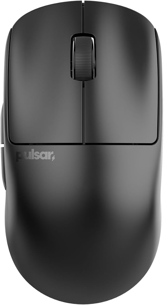 Pulsar Gaming Gears X2 v3 Wireless Gaming Mouse, Ultra Lightweight, Optical Switch, 32000 DPI, 750 IPS, XS-1 Sensor, 8k Compatible (Medium, Black)