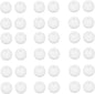 36 Pieces Medium Earbud Tips Soft and Comfortable Ear Bud Replacement Pieces Silicone Fit Most in-Ear Headphones，Inner Hole 3.8mm -5.5mm，Medium White Earbud Replacement Tips