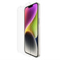 Belkin UltraGlass iPhone 14 Plus, iPhone 13 Pro Max Screen Protector - Easy Application with Installation Guide Tray - Crystal Clear Tempered Glass Screen Protector with AntiMicrobial-Treated Display