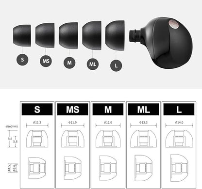 AZLA Foamax Standard(M), Foam Earbud Tips, Memory Foam Earbud Tips, Earbud Tips for Wireless Headphones, Noise Canceling Earbuds Replacement Tips Compatible with Sony, Beats, Samsung, Skullcandy, JLab