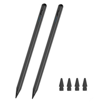 2 Pieces Stylus Pen for AMZ HD 10, Max 11, HD 8 Stylists Tablets, iPad, Samsung, Lenovo, Pixel, and All Touch Devices (Black)