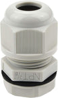 XHF 25 Pcs 3/8" IP68 Strain Relief Nylon Cord Grip Waterproof NPT Cable Glands Adjustable UL Listed and RoHS Compliant (Grey)