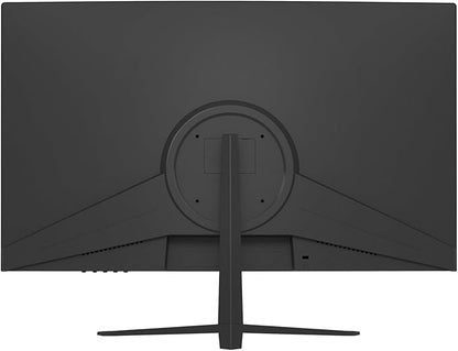 CRUA 24 Inch 200hz/180hz Curved Gaming Monitor, FHD 1080P Frameless Computer Monitors, Support AMD freesync Low Motion Blur, Eye Care, DisplayPort, HDMI, Compatible Wall Mountable Installs-Black