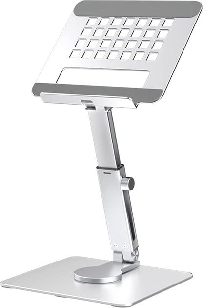 GuaziV 360° Adjustable Tablet Stand - Ergonomic Foldable Holder for iPad 10.2-12.9”, Kindle, Phones 4-13”, Anti-Slip Desktop Mount for Work, Cooking, Gaming & Reading
