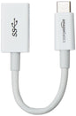 USB 3.1 USB-C to USB-A Female Adapter Cable Converter, 5Gbps High-Speed, USB-IF Certified, Fast Transfer, Portable, for Laptops, Tablets, Phones (iPhone 16/15), Black