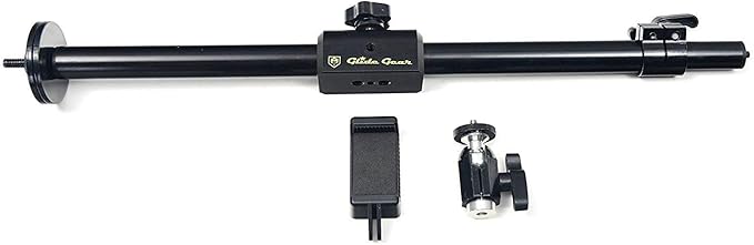 Glide Gear OH 50 Overhead Mount – DSLR, iPhone – 36" Arm, Tripod Extension, Ball Head, Heavy-Duty Metal