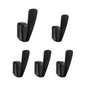 SARIHOSY 5 Pack Coat Hook,Wall Hooks,Coat Hooks Wall Mount, Metal Wall Hooks Holder for Hanging Clothes, Hats, Bags, Towels, Keys