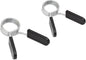 2Pcs Black 2 Inch Barbell Clamps, Stainless Steel Spring Collar Clips Weight Bar Clamps Dumbbell Barbell Handle Locking Clip for Weightlifting Strength Gym Fitness Training Accessories, Collars