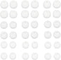 Earbud Tips Soft and Comfortable Headphone Ear Tips Ear Bud Replacement Pieces Silicone Fit Most in-Ear Headphones，Inner Hole 3.8mm -5.5mm，18 Pairs White S/M/L Replacement Earbud Tips