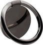 Metal Cell Phone Ring Holder Finger Ring Stand, 360 Degree Rotation Ring Kickstand Grip Holder for Magnetic Car Mount, Black