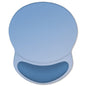 ITNRSIIET Ergonomic Mouse Pad with Gel Wrist Rest Support Non-Slip PU Base Stay Positive Work Hard and Make It Happen Inspirational Quote Cute Small Mouse Pad Pain Relief, 8.7 x 7.2 inches