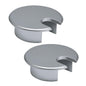 EASYEAH 2 Pcs Desk Grommet 2" / 50 mm, Zinc Alloy Desk Cord Hole Cover