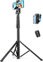 Victiv 70" Phone Tripod, Camera Stand Tripod with Remote and Phone Holder, Sturdy & Stable, Height Adjustable Selfie Stick Mode, Perfect for Selfies/Recording/Vlogging/Live Streaming