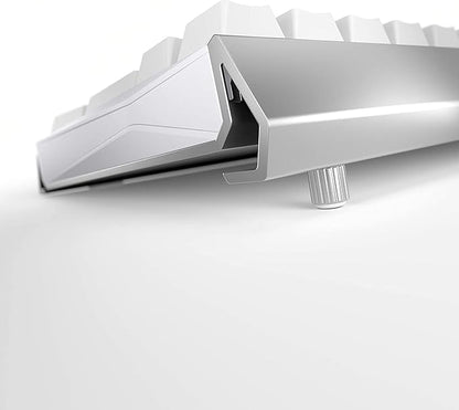 Cherry MX 3.0 S Wired Mechanical Gaming Keyboard. Aluminum Housing Built for Gamers w/MX Red Switches. RGB Backlit Color Display Over 16m Colors. from The Makers of MX. Full Size. Pure White.